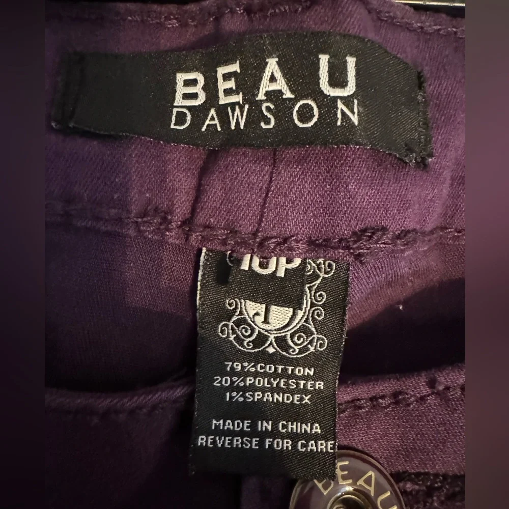 3/$20 Beau Dawson Women’s Purple Relaxed Fit Tapered Skinny Jeans NWT - Size 10P - Picture 9 of 10